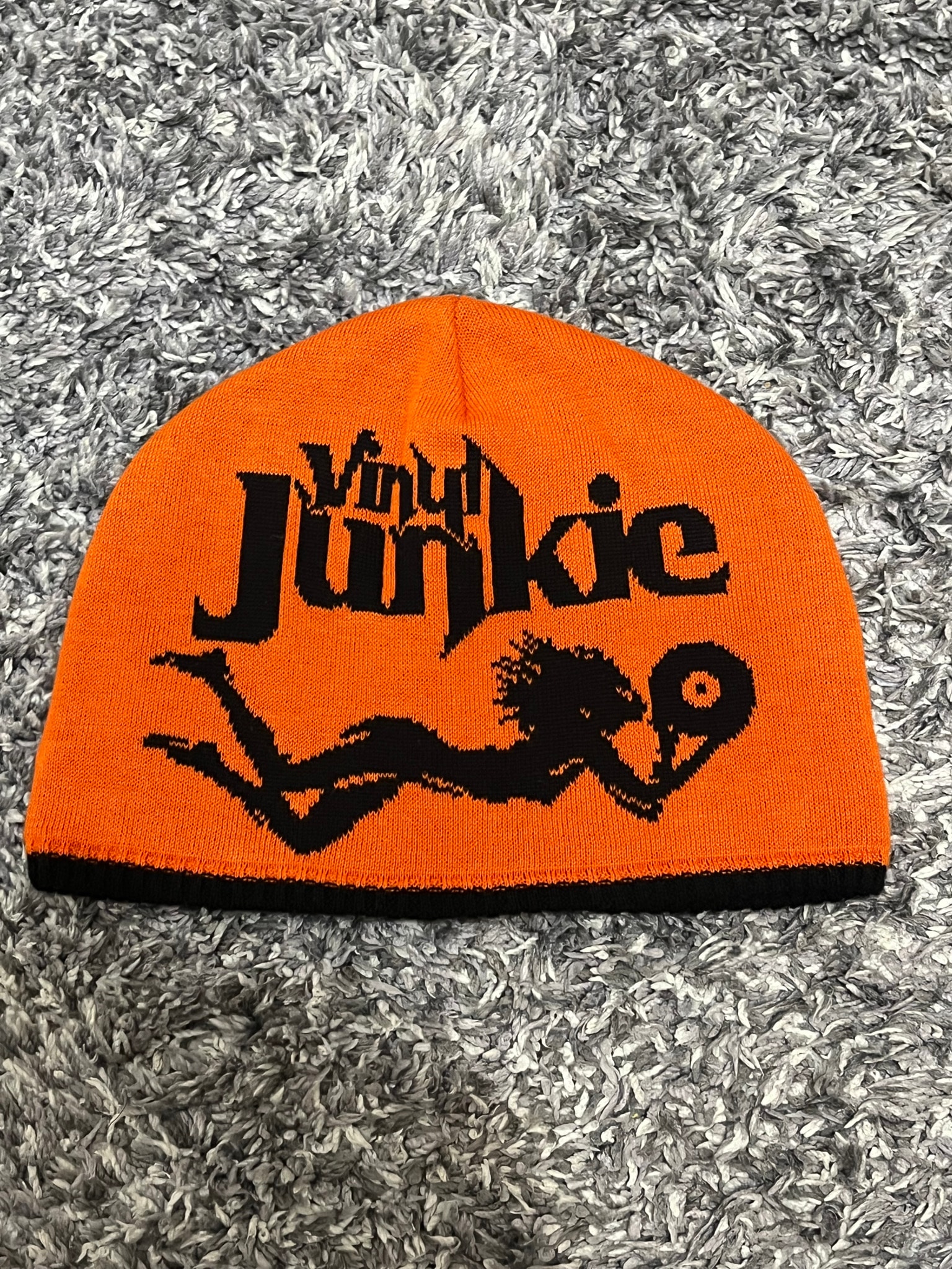 HYSTERIC GLAMOUR Vinyl Junkie Knit Cap "Orange"