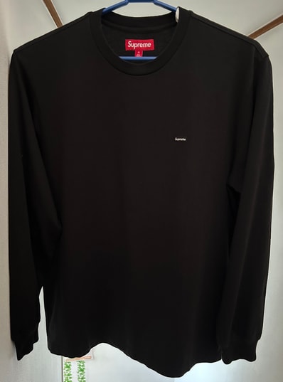 Supreme Small Box L/S Tee "Black" (24FW)
