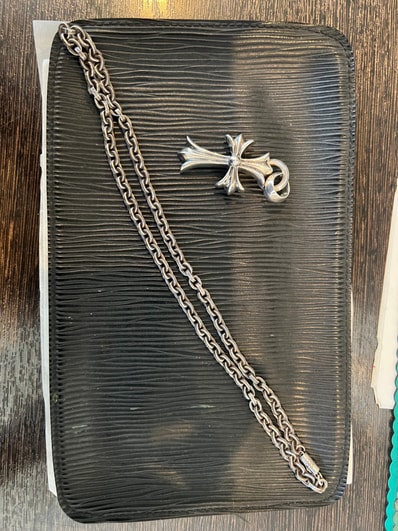 Chrome Hearts CH Cross Small W Bale "Silver"