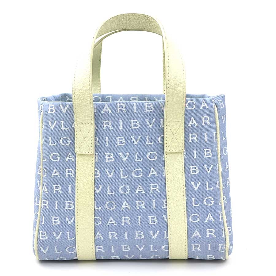 目立った傷や汚れなし】ブルガリ BVLGARI ハンドバッグ キャンバス