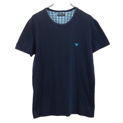 Emporio Armani エンポリオアルマーニ 半袖 Tシャツ ネイビー系