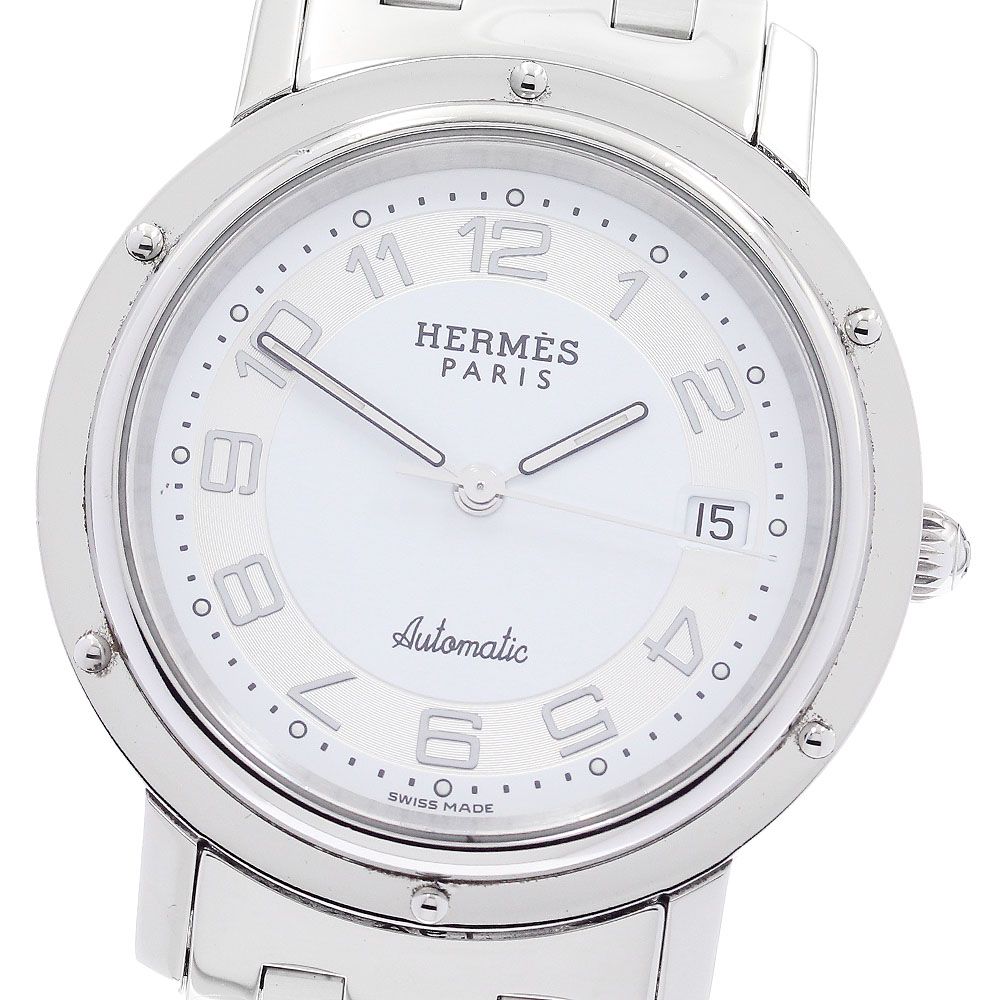 ☆良品 ★保 エルメス クリッパー デイト CL1.810 メンズ 【中古】