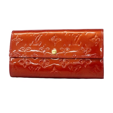 【6fe6356】ルイヴィトン 長財布 ヴェルニ ポルトフォイユサラ M93530 ポムダムール【中古】レディース
