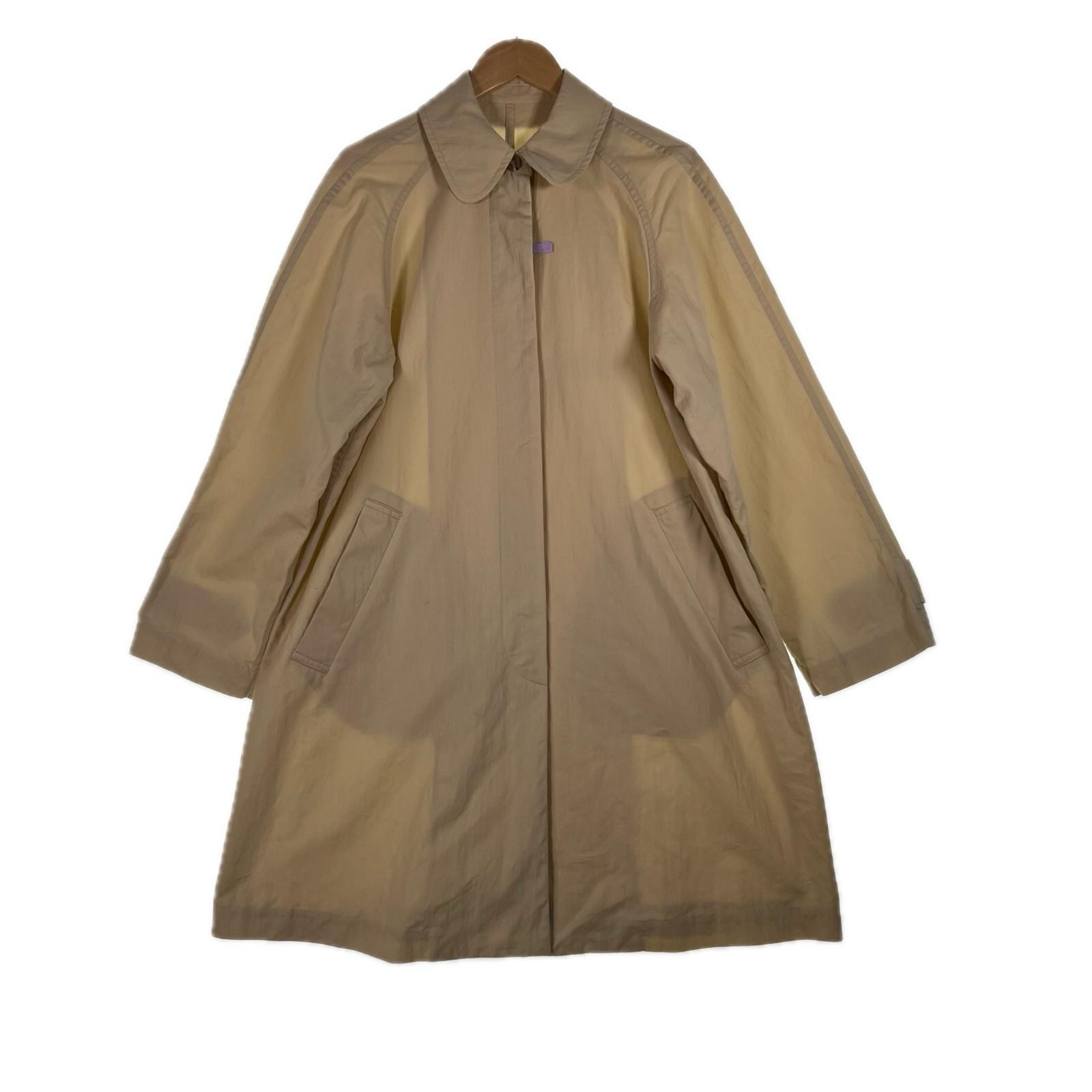 KENZO ケンゾー 無地 秋冬 AW コート コットン/ナイロン ベージュ レディース 38【古着】【中古】