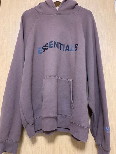 FEAR OF GOD ESSENTIALS / SSENSE 3D Silicon Applique Pullover Hoodie "Rain Drum"