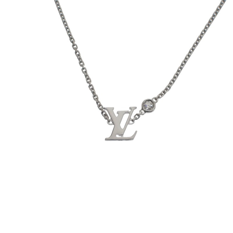 Louis Vuitton Idylle Blossom LV Pendant Diamonds "White Gold"