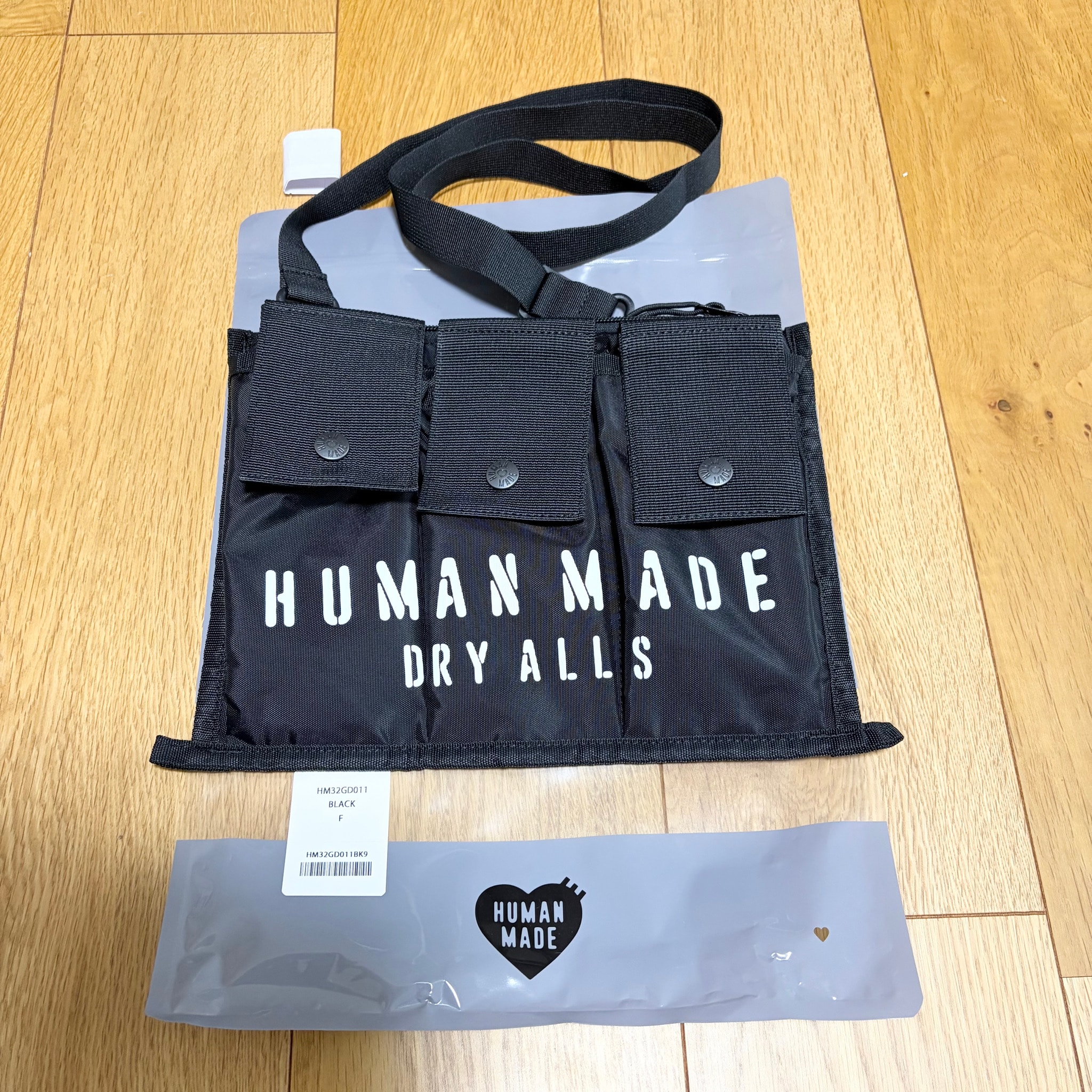 HUMAN MADE Military Shoulder Bag "Black"
