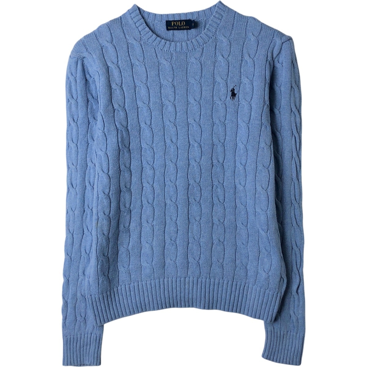 古着 ラルフローレン Ralph Lauren POLO RALPH LAUREN ケーブル編み ニットセーター レディースXS相当/eaa626288