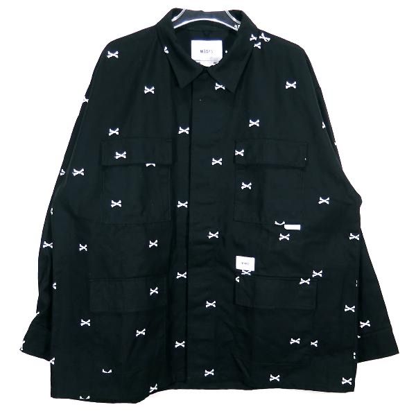 Wtaps JUNGLE 01 / LS / COTTON. OXFORD. TEXTILE "Black"
