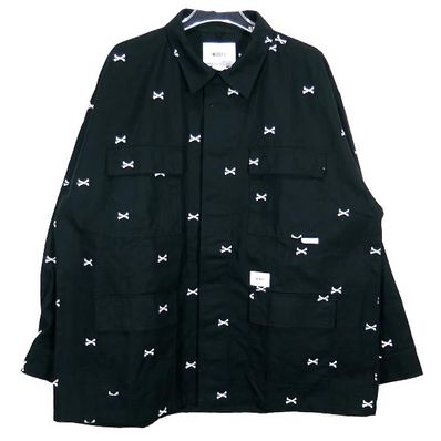 Wtaps JUNGLE 01 / LS / COTTON. OXFORD. TEXTILE "Black"