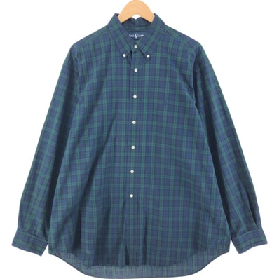 古着 ラルフローレン Ralph Lauren YARMOUTH 長袖 ボタンダウンチェックシャツ メンズXL相当/eaa520296