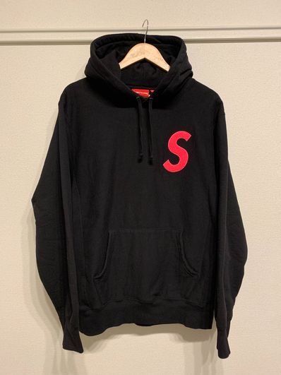 Supreme S Logo Hooded Sweatshirt "Black" (19FW)