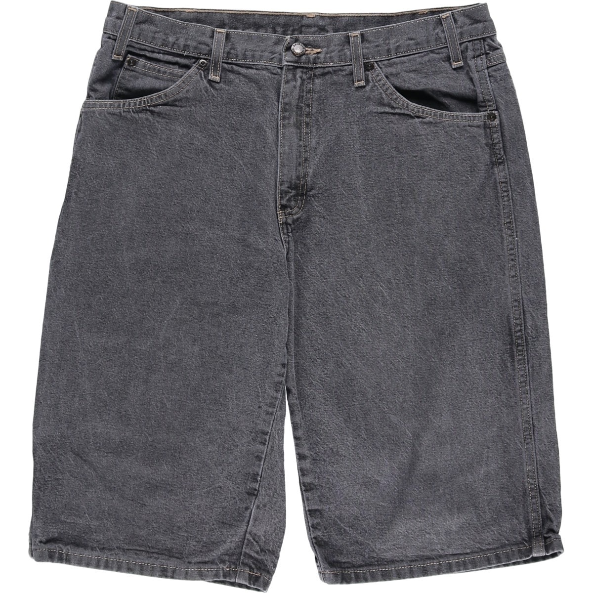 古着 ディッキーズ Dickies ブラックデニムショーツ ショートパンツ メンズw35相当/eaa614115