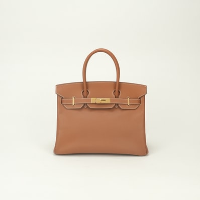 エルメス HERMES バーキン30 バーキン 30 バッグ トートバッグ エプソン ゴールド Gold ブラウン Brown 茶 ゴールド金具 ハンドバッグ ヴォーエプソン