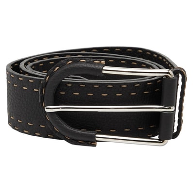 フェンディ セレリア ベルト サイズ:90/36 ブラック レザー レディース FENDI 【中古】