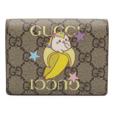 グッチカードケース ウォレット GGスプリーム 701009 二つ折り財布