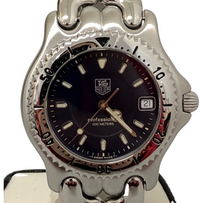 □□TAG HEUER タグホイヤー 腕時計 プロフェッショナル 200M クオーツ 本体のみ WG1117-KO シルバー x ネイビー