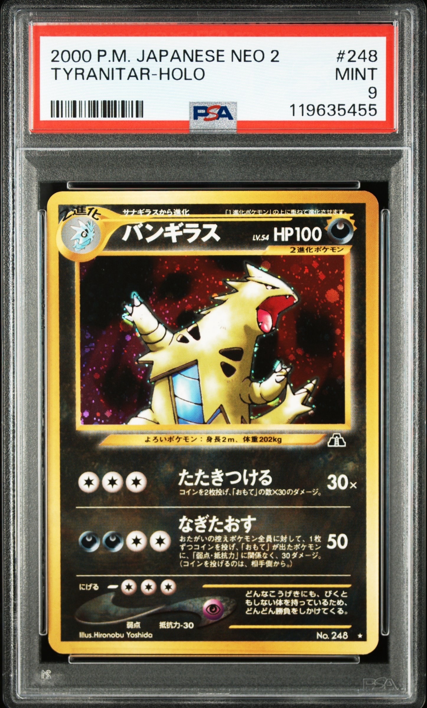 バンギラス ★ : 旧裏 [neo2 No.248](ポケモンカード★neo 拡張パック「遺跡をこえて...」)