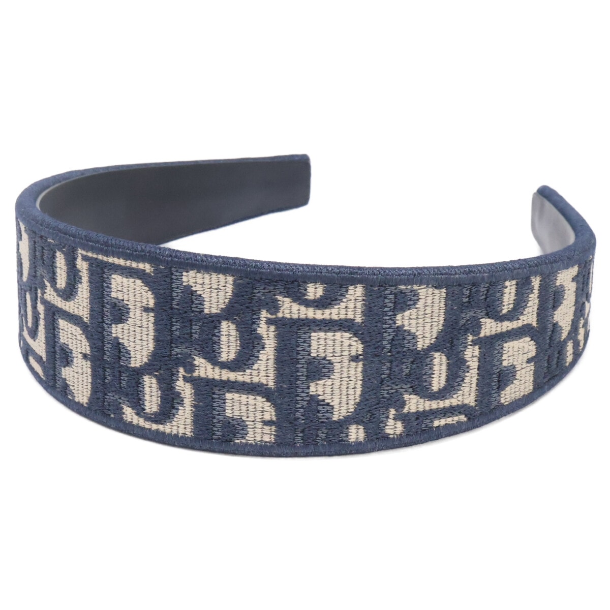 クリスチャンディオール 【美品】Dior Band ヘッドバンド ディオール オブリーク エンブロイダリー