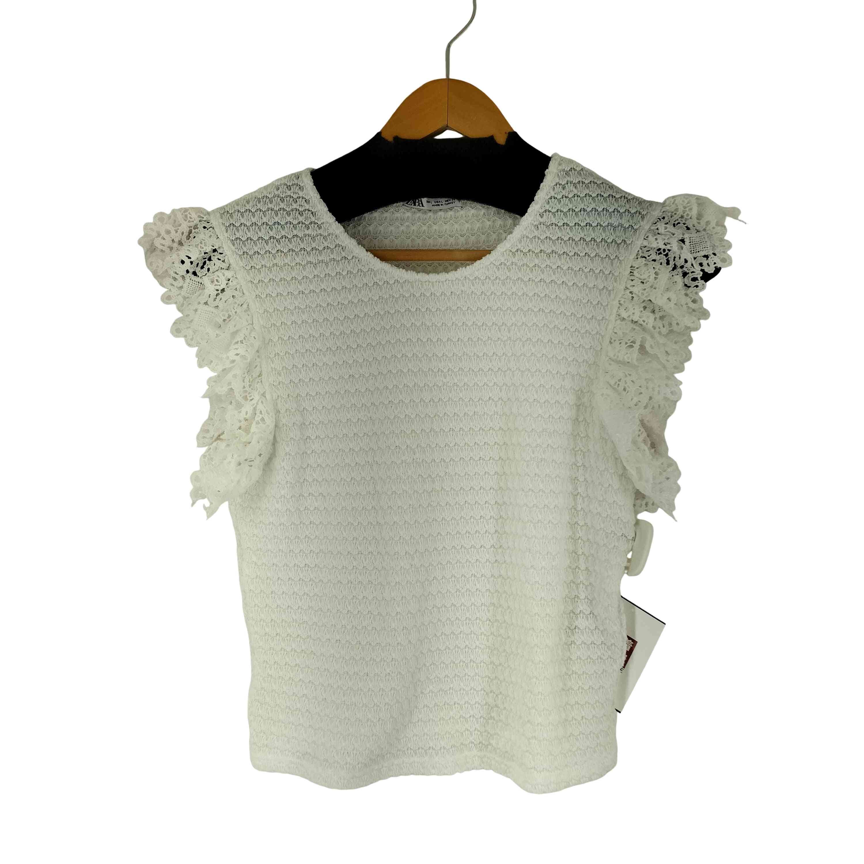 ANDMARY Women's Bell Frill Knit Tops 