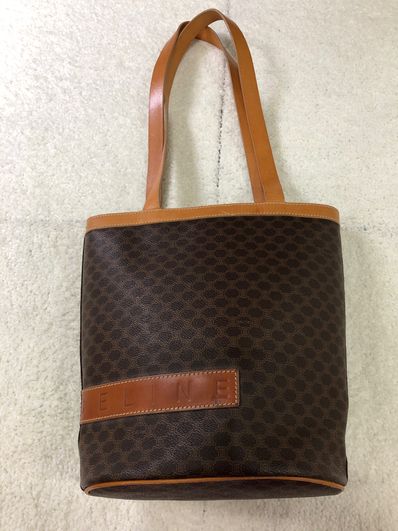 CELINE Macadam Logo Tote Bag