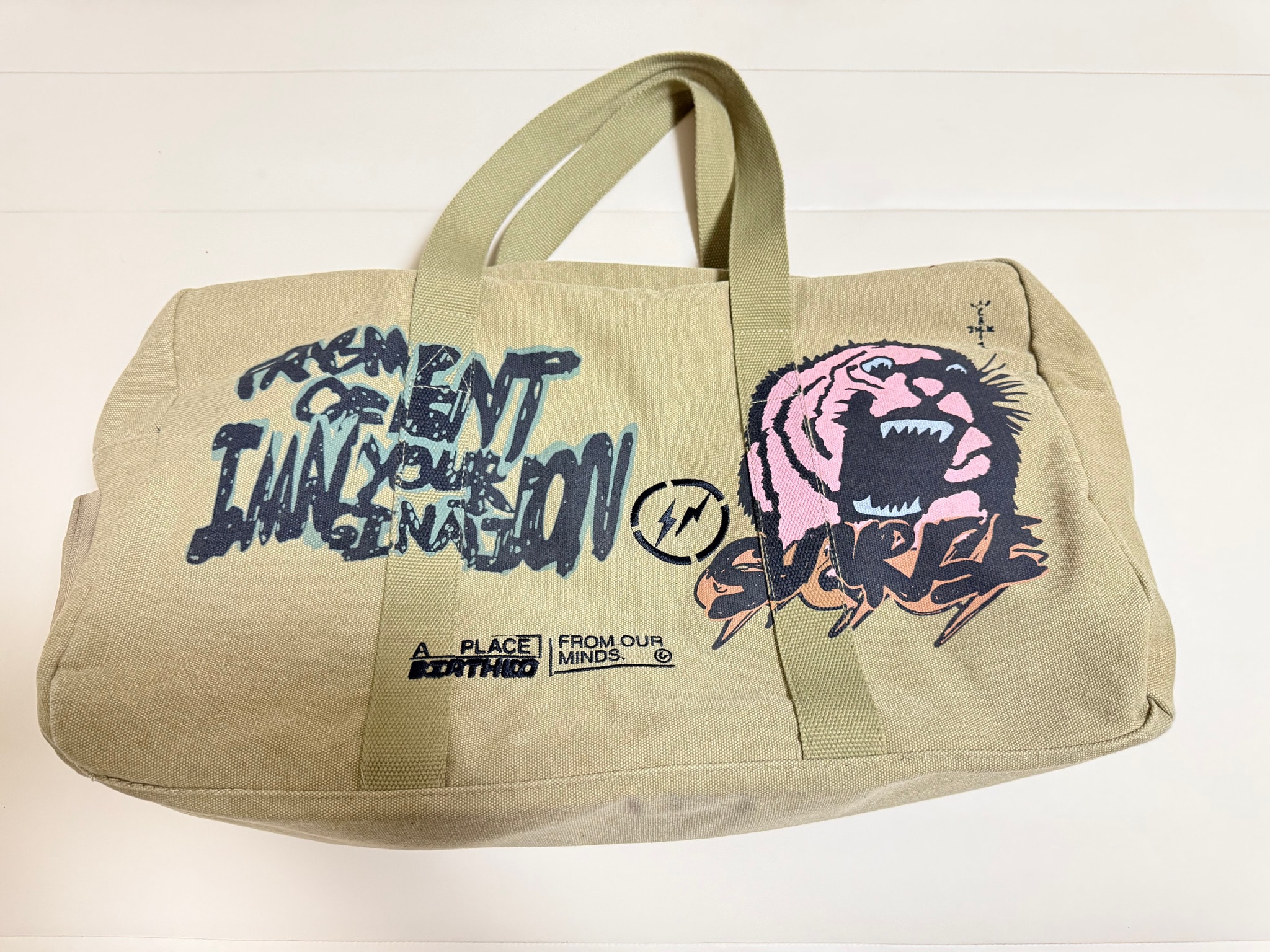 Travis Scott Cactus Jack For Fragment Icons Duffle "Brown"