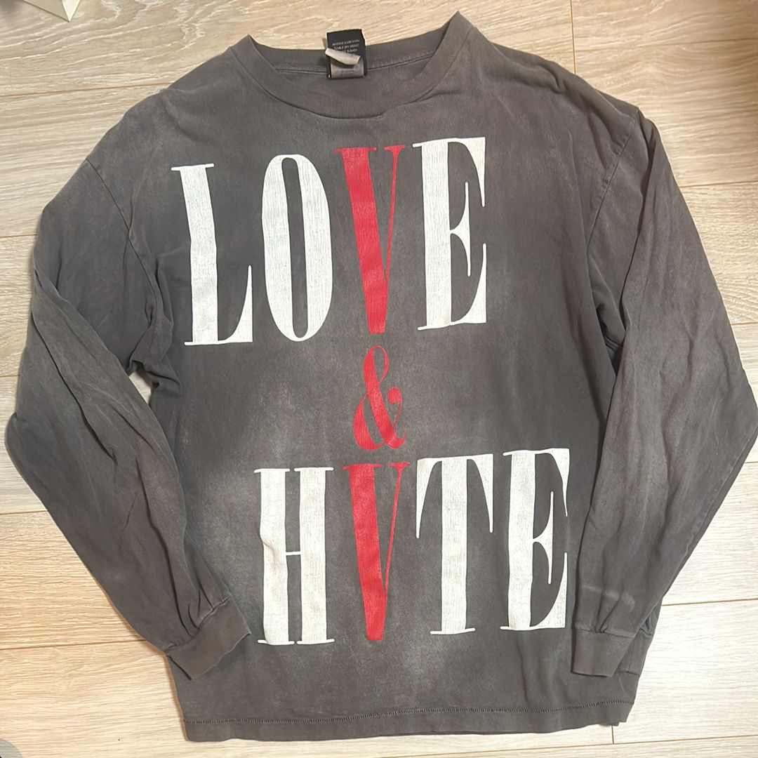 SAINT Mxxxxxx 22SS VLONE LS TEE "Black"