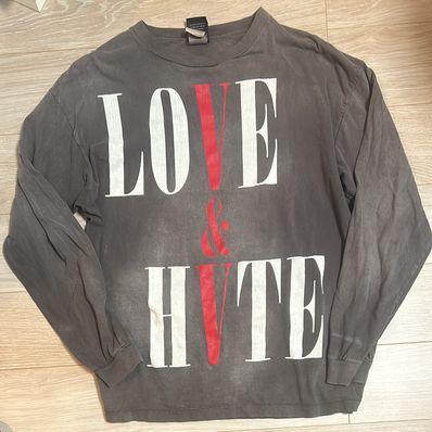 SAINT Mxxxxxx 22SS VLONE LS TEE "Black"