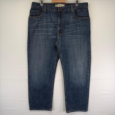 古着 リーバイス Levi's デニム パンツ 559 ストレート 5ポケット ジーンズ ジッパーフライ ジーパン w40 L32 ブルー系 メンズ