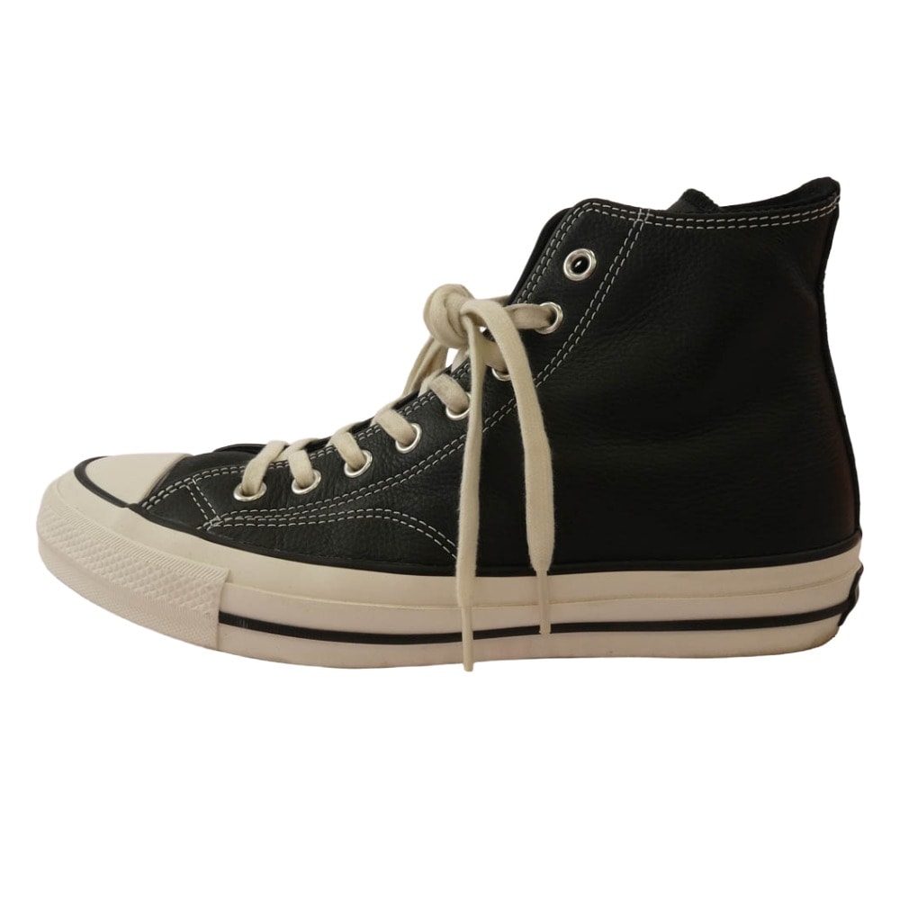 CONVERSE コンバース スニーカー 1AD812 ADDICT アディクト 2025 HOLIDAY CHUCK TAYLOR LEATHER HI ホリデー チャックテイラー レザー ハイカット スニーカー ブラック系 ホワイト系 27cm【中古】