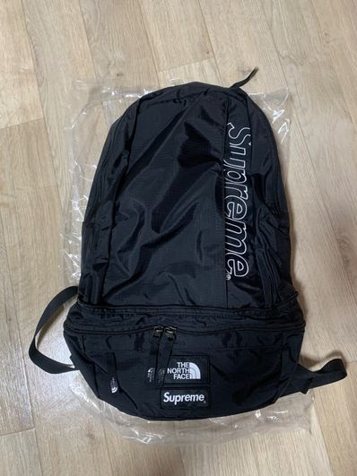 Supreme x The North Face Trekking Convertible Backpack + Waist Bag "Black"
