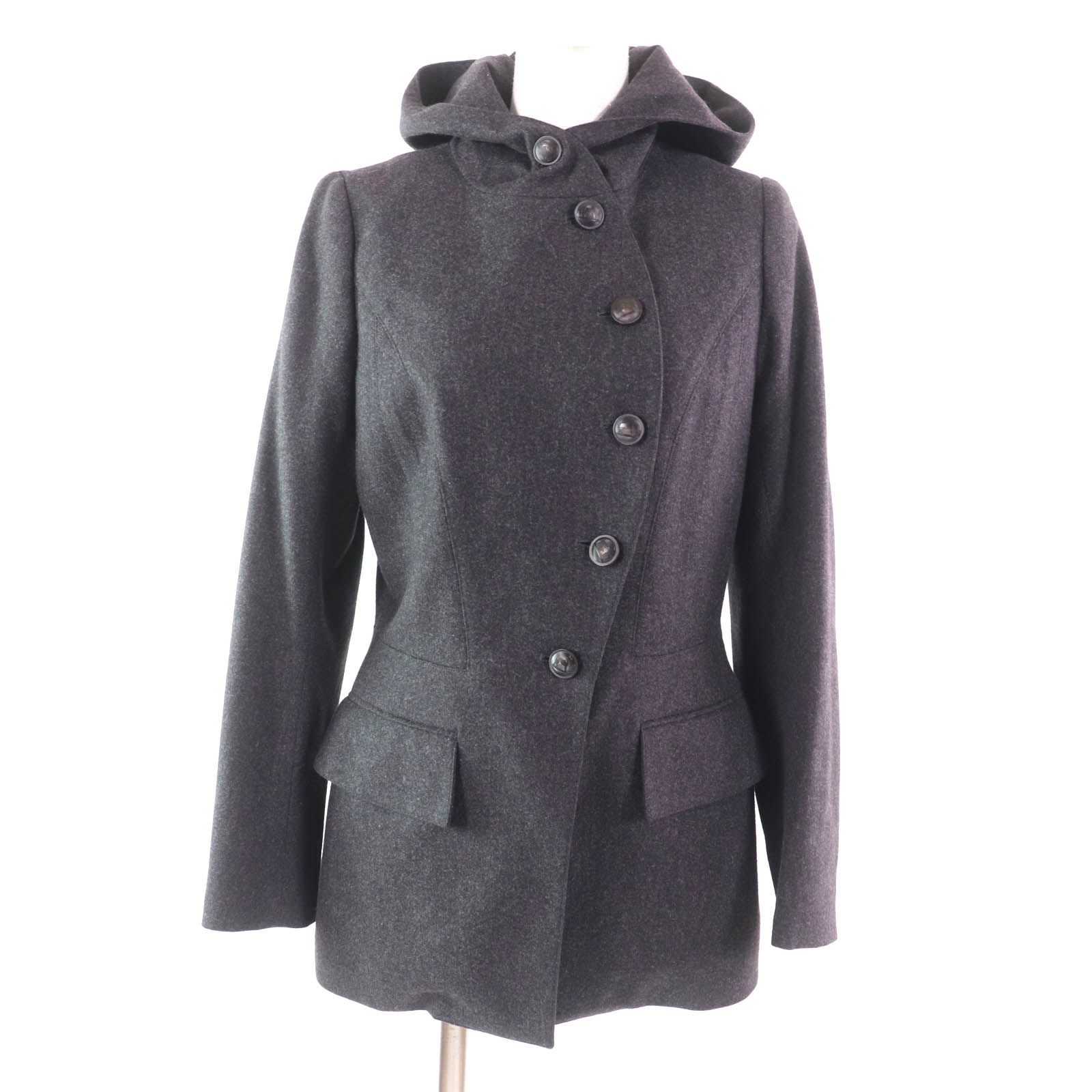 エルメス ジャケット グレー レディース 38