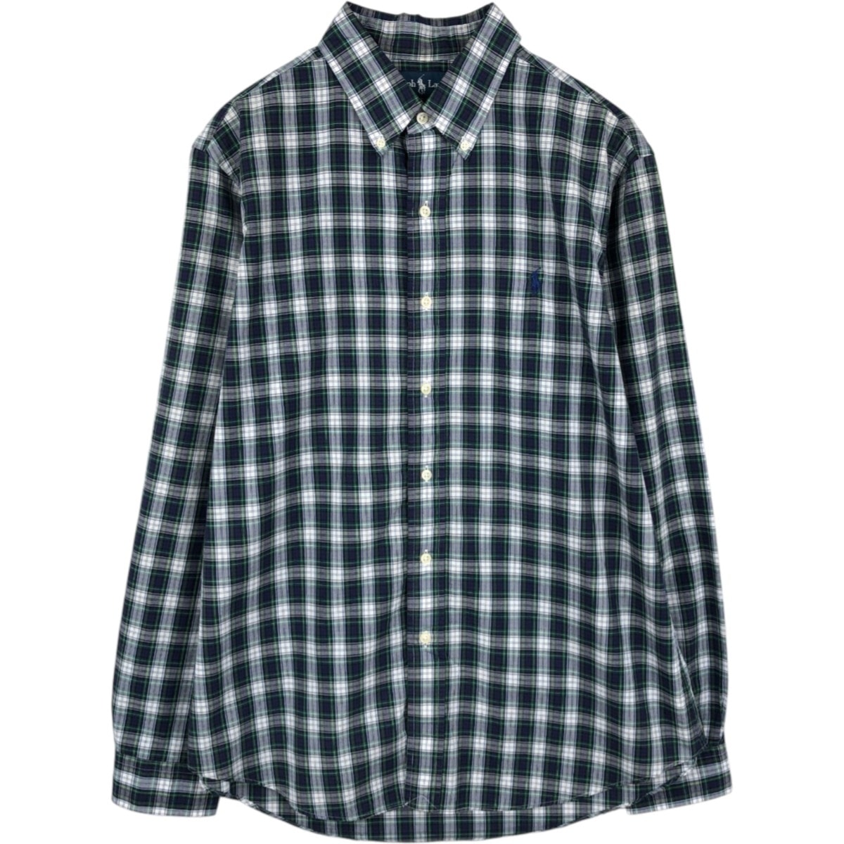 古着 ラルフローレン Ralph Lauren 長袖 ボタンダウンチェックシャツ メンズL相当/eaa677954