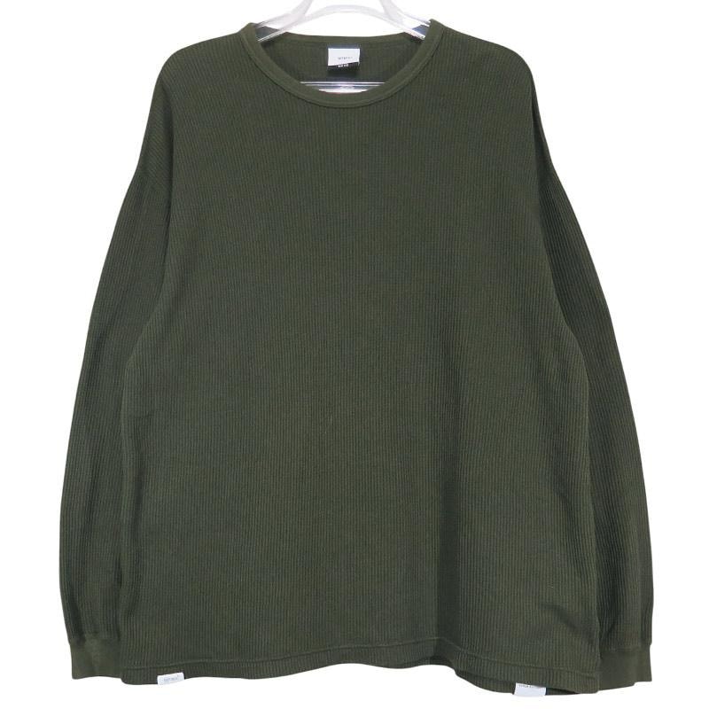 WTAPS Waffle 02 / LS / CTPL "Olive Drab"