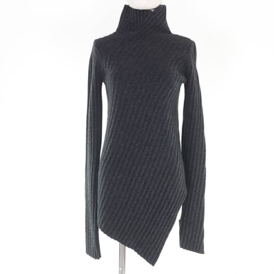 美品 セリーヌ ニット ダークグレー レディース XS 2 3CV8/7248