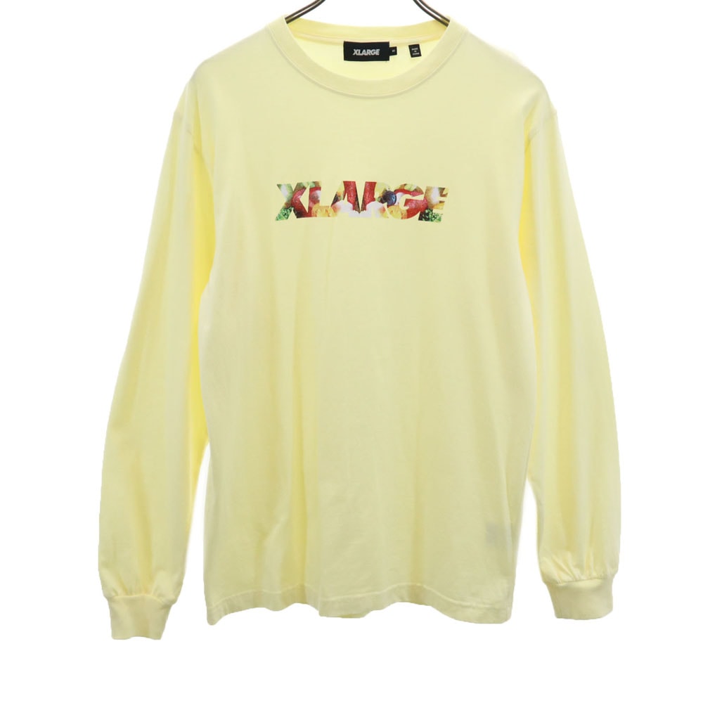 XLARGE エクストララージ 長袖 Tシャツ S イエロー系 ロンT
