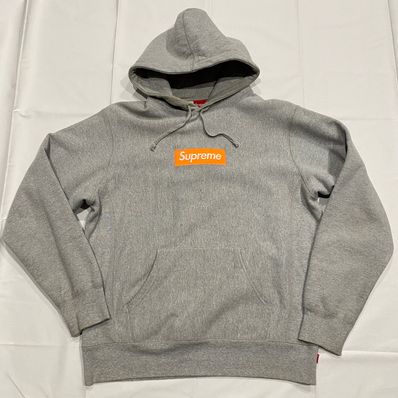 Supreme Box Logo Hooded Sweatshirt "Hether Grey" (17FW)