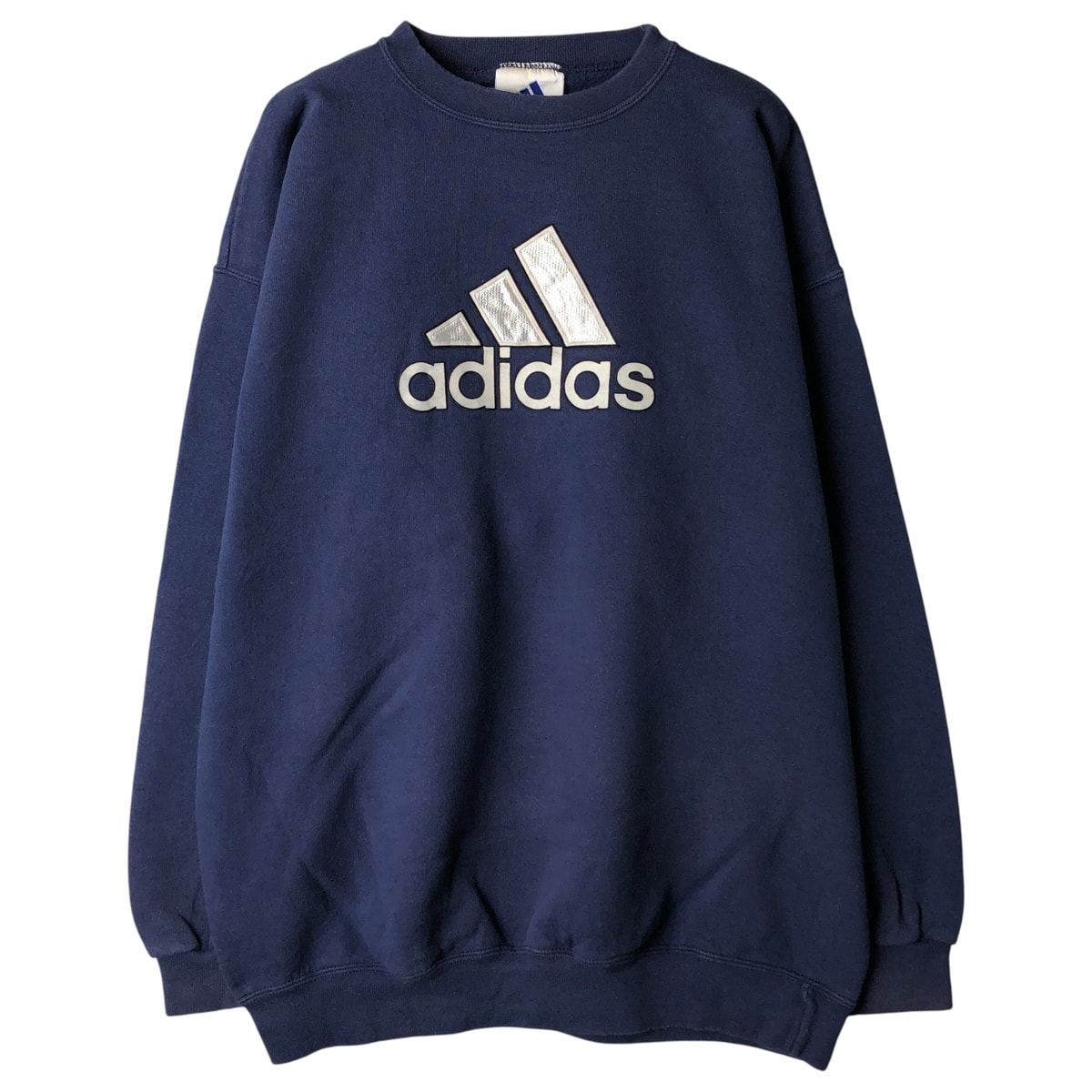 古着 90~00年代 アディダス adidas ロゴスウェットシャツ トレーナー USA製 メンズL相当/eaa609135