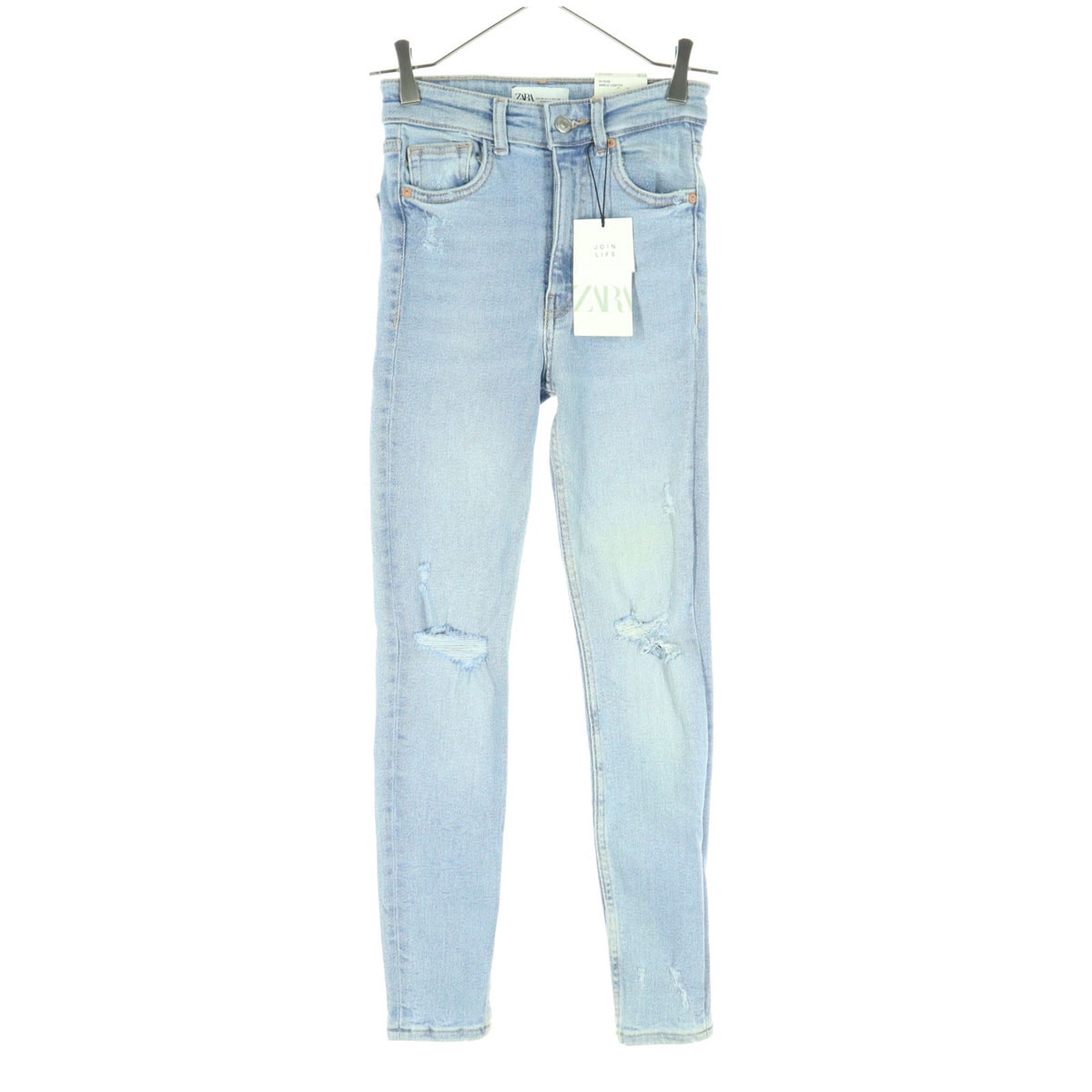 未使用 ZARA ザラ デニムパンツ 34 ブルー