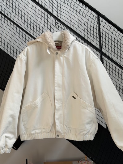 Supreme Faux Shearling Lined Bomber Jacket Supreme Faux Shearling Lined Bomber Jacket