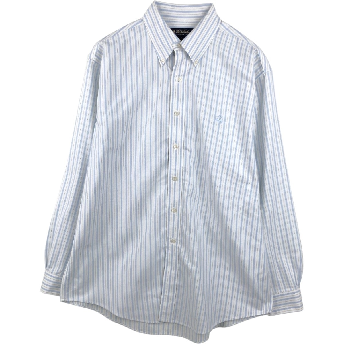 古着 ブルックスブラザーズ Brooks Brothers マルチストライプ 長袖 ボタンダウンストライプシャツ メンズL相当/eaa666495