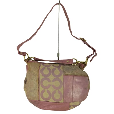 レザー パッチワーク 2WAY ハンド ショルダー バック【1142455114549】