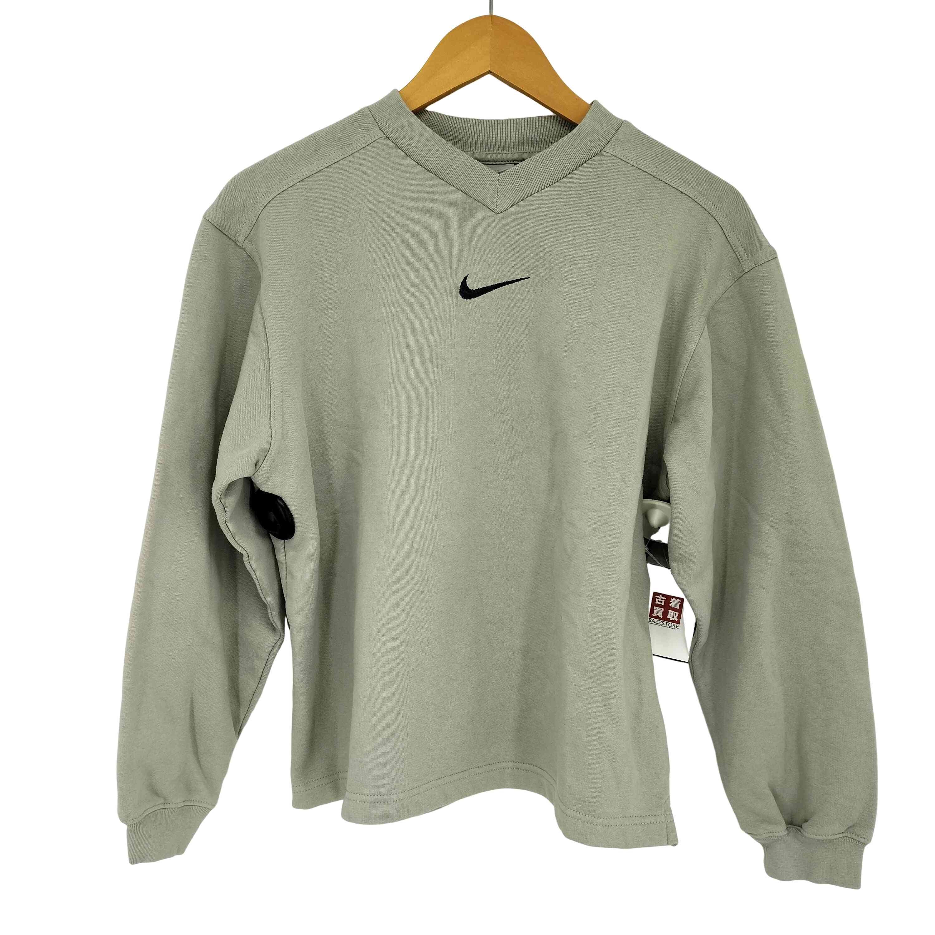 Vネックセンターロゴスウォッシュスウェット【1142211601030】