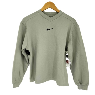 Vネックセンターロゴスウォッシュスウェット【1142211601030】