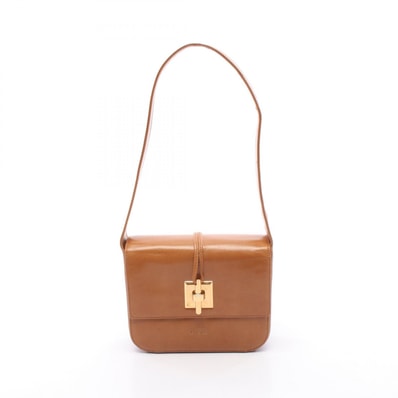 ロエベ LOEWE ショルダーバッグ ショルダーバッグ バッグ レザー レディース ブラウン系 【中古】