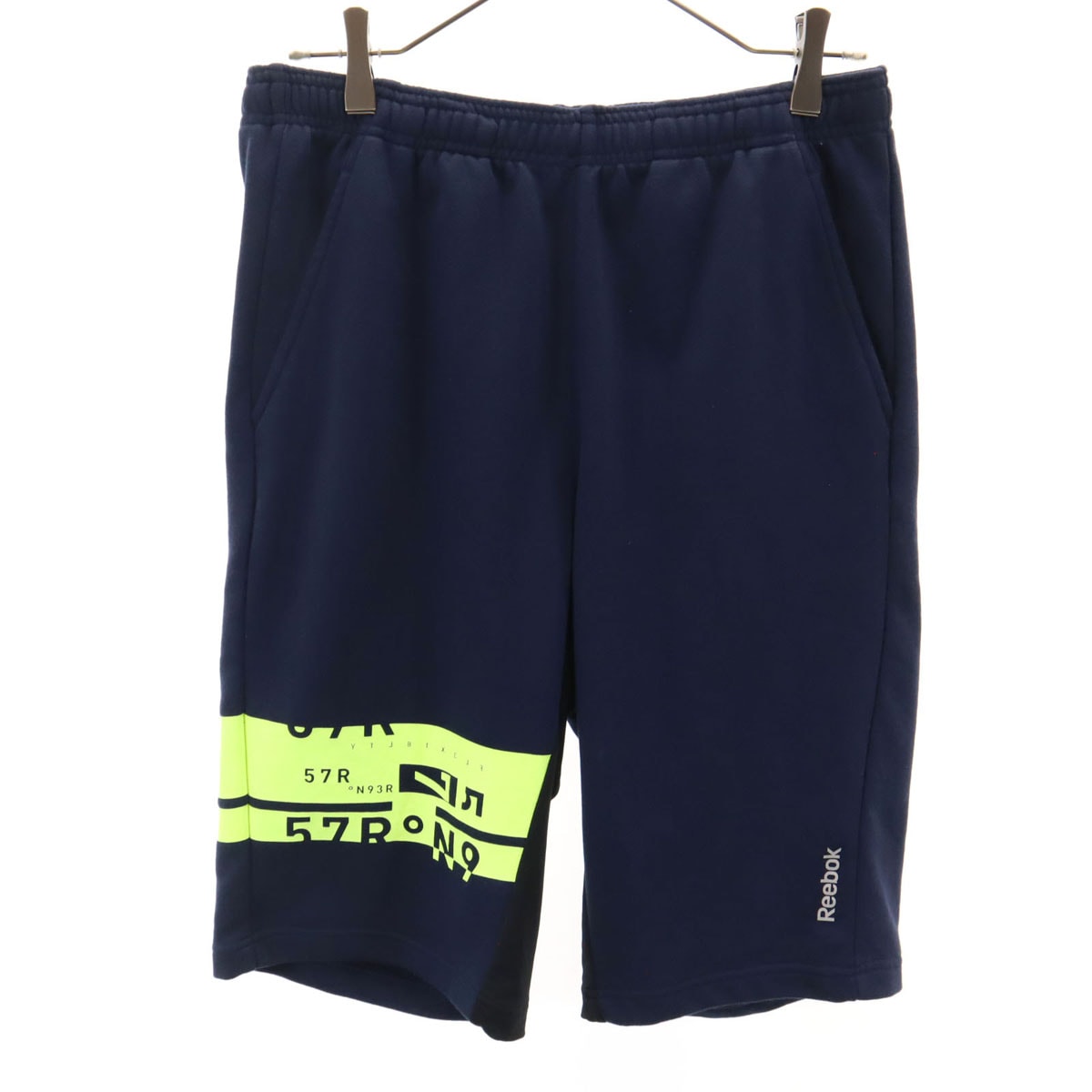 Reebok リーボック スウェット ハーフパンツ L ネイビー