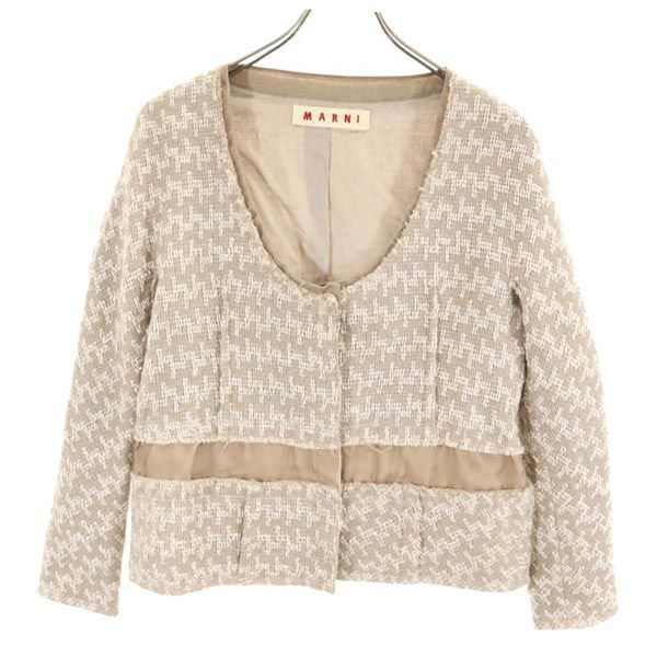 MARNI マルニ ノーカラージャケット