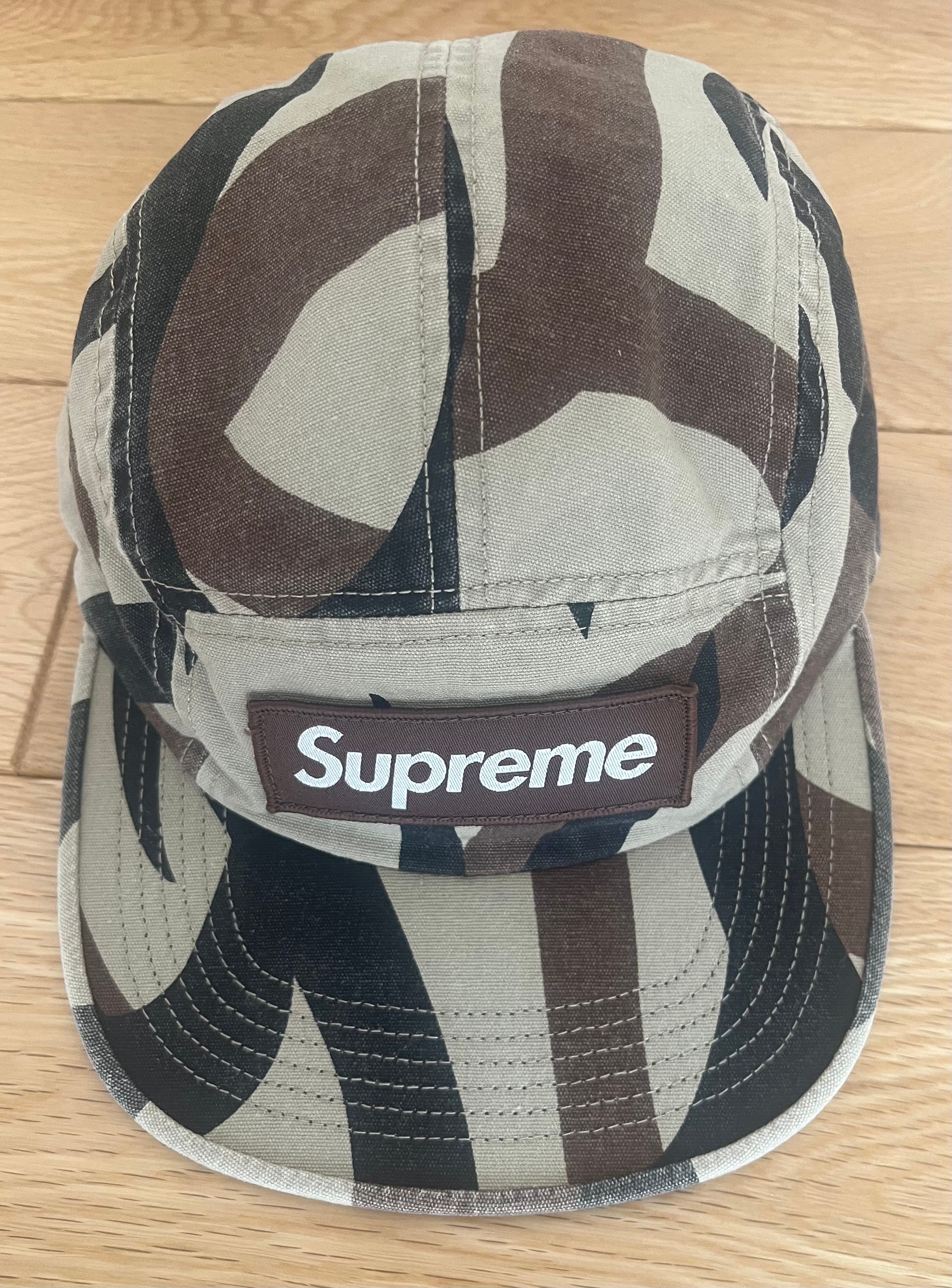 Supreme Military Camp Cap "Tan Tribal Camo" (19FW)