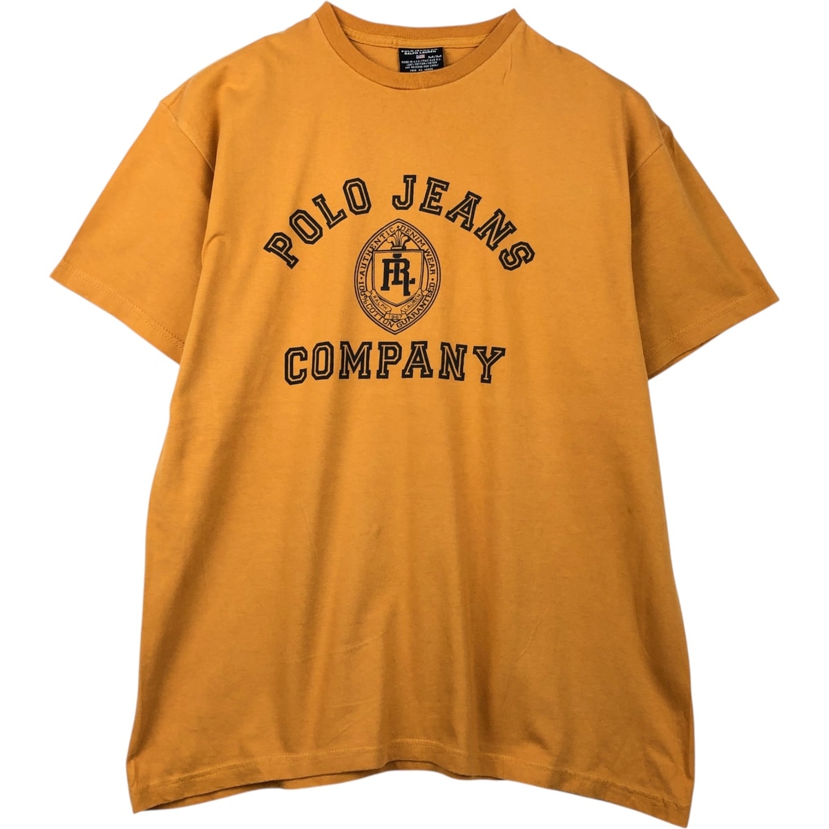 古着 ラルフローレン Ralph Lauren POLO JEANS COMPANY 半袖 プリントTシャツ USA製 メンズM相当/eaa653806