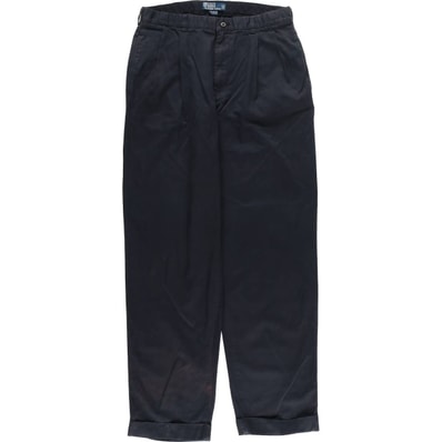 古着 ラルフローレン Ralph Lauren POLO by Ralph Lauren HAMMOND PANT ツータック チノパンツ メンズw33相当/eaa550042